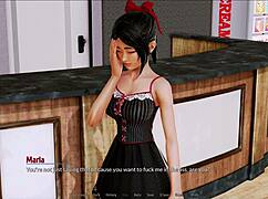 playing harem hotel 108 game in hotel setting