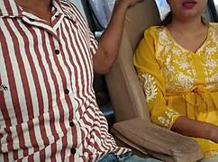 She was convinced to show her boobs in the public car