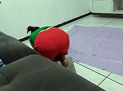 i put a curtain in the bathroom just to watch my stepson in the shower