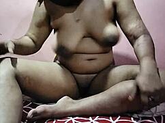 Horny South Indian Amateur With Big Natural Tits Naked And Masturbating