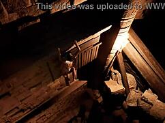 लारा पजल हल करके चूत क्रिम्पाई के लिए