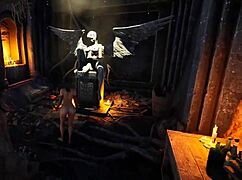 lara croft opens a sexy tomb 3d hentai game animation