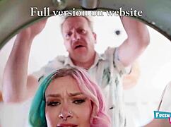 I feel so excited watching this petite 18+ babe get her ass nailed while stuck in the washing machine