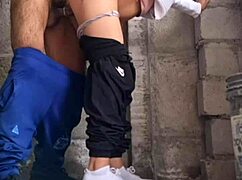 Hermanastra Escapes University for Hidden Outdoor Fucking with Perfect Body