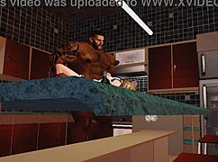 duane brown's maid is the luckiest woman with that huge black cock