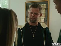 coach has made cheerleader pregnant an helps covering it up with oral