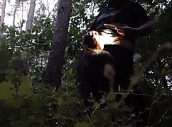 I FUCK MY STEPSISTER IN THE MOUTH IN THE WOODS SO HER BOYFRIEND DOESNT CATCH US