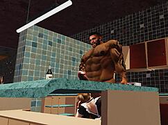 duane brown's maid is the luckiest woman with that huge black cock