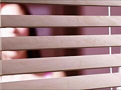 My stepsister catches me jerking off and grabs my cock