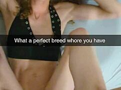cheating breed whore wife fucked on snapchat?