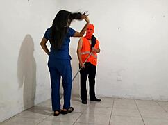 hey nurse, wanna suck my big cock?