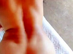 BRUNETTE LATINA MOANS LOUDLY IN BENT OVER DOGGYSTYLE POSITION