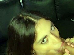 Teen Latina Sucks Boss's Cock Hard