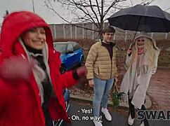 swap4k shows real fun with wife swap on sofa