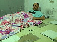 my shy stepbrother masturbates to xxx videos, so i teach him how to fuck a real woman