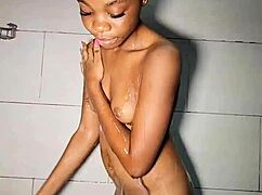Slim Petite Teen Prepares in Bathroom for Intense Group Banging with Black Amateurs