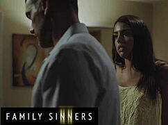 Slender Babe Fucks Boyfriend's Father