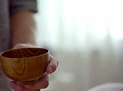 Lovenia Lux receives an oiled massage session