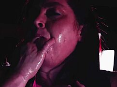 Sexy BBW slut performs anal creampie and blowjob in summer clips