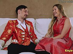 Blonde Cutie with Shaved Pussy Idolizes Oral Jobs in Hardcore Porn. She Sucks and Licks Pussy.