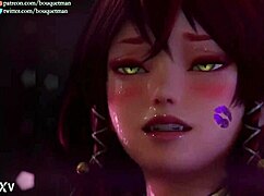 futanari babe strokes her cock in asmr session