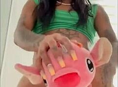 Are you playing with your plush cock?