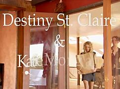 katie morgan and destiny 18+ are horny lesbian teen 18+s