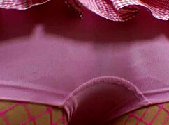 Beautiful russian brunette gets fucked on sofa and cum sprayed on face