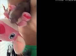 Are you playing with your plush cock?