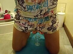 lots of wetting myself and masterbation in the bedroom