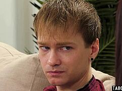 Inked teen 18+ Jaye Summers helps STEP BRO make his GF JEALOUS