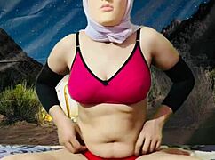 Nude stepsister video during nighttime camping