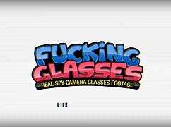 Fucking glasses on a clueless redhead teen