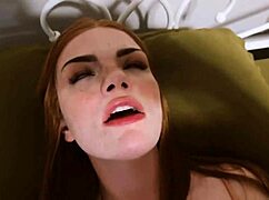 Stunning Redhead Stepsister Begged For Thick Cock 😍