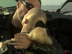 Blonde Slut Gets A Facial In This Vintage Video!