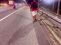 The wife gets followed and ends up enjoying a passionate encounter with the stranger