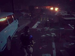 i'm claire redfield, the busty super cop