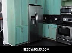 The MILF was too stunned to speak, Athena Heart and Mandy Waters tease in family fantasy