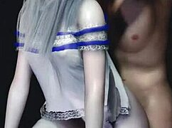 skinny asian cosplay slut's wet pussy fucked hard!