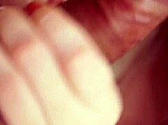 detailed blowjob close up with cum in mouth