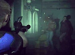 i'm claire redfield, the busty super cop