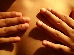 Milky Indian milf boobs shine 😍