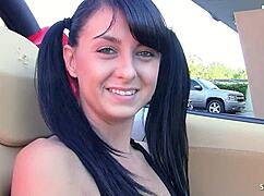 pigtails teen picked up for hard fuck by old stranger