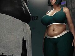 Büyük memeli komşu dev siyah yarağa teslim olup risk alıyor