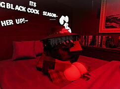 Making love to femboy, stretching him out