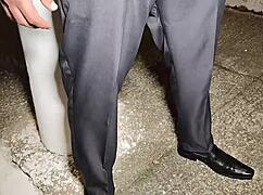 Boss Jerks Off Hard In Public!