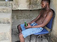 Dripping Pussy Fucked Roughly Under the Step