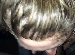 san gives an amazing blowjob to her partner