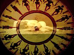 In olden days a glimpse of stocking.