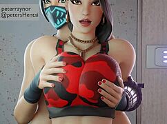 Fortnite Girls Interact Playfully